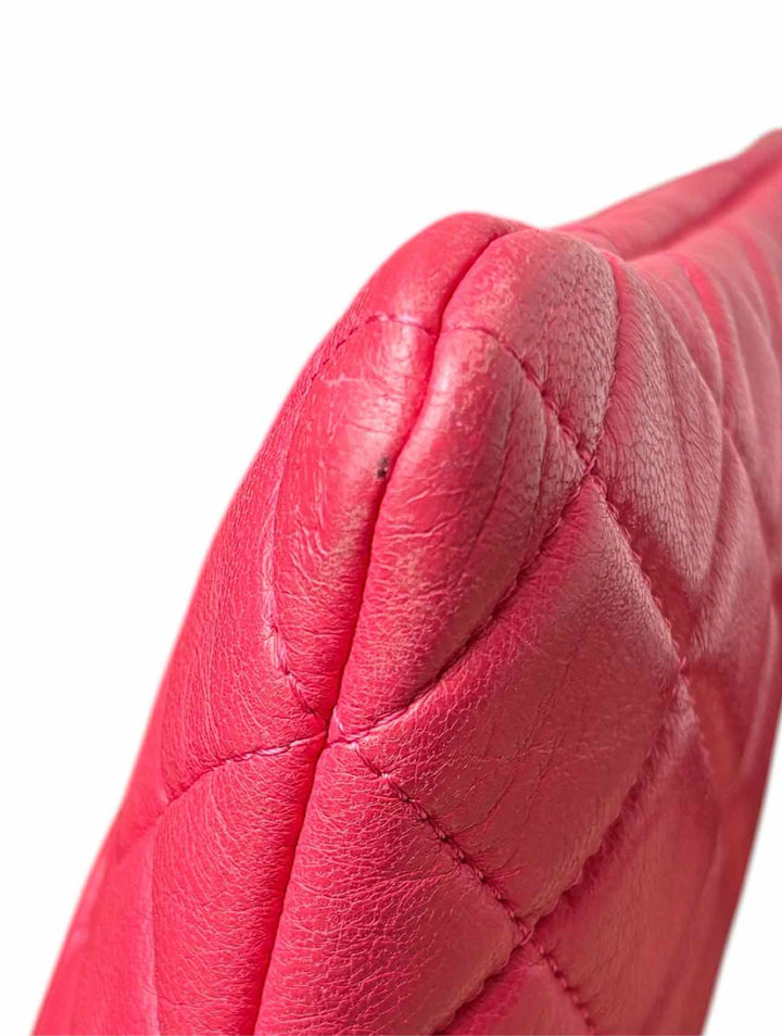 Chanel Quilted Lambskin O Case Clutch