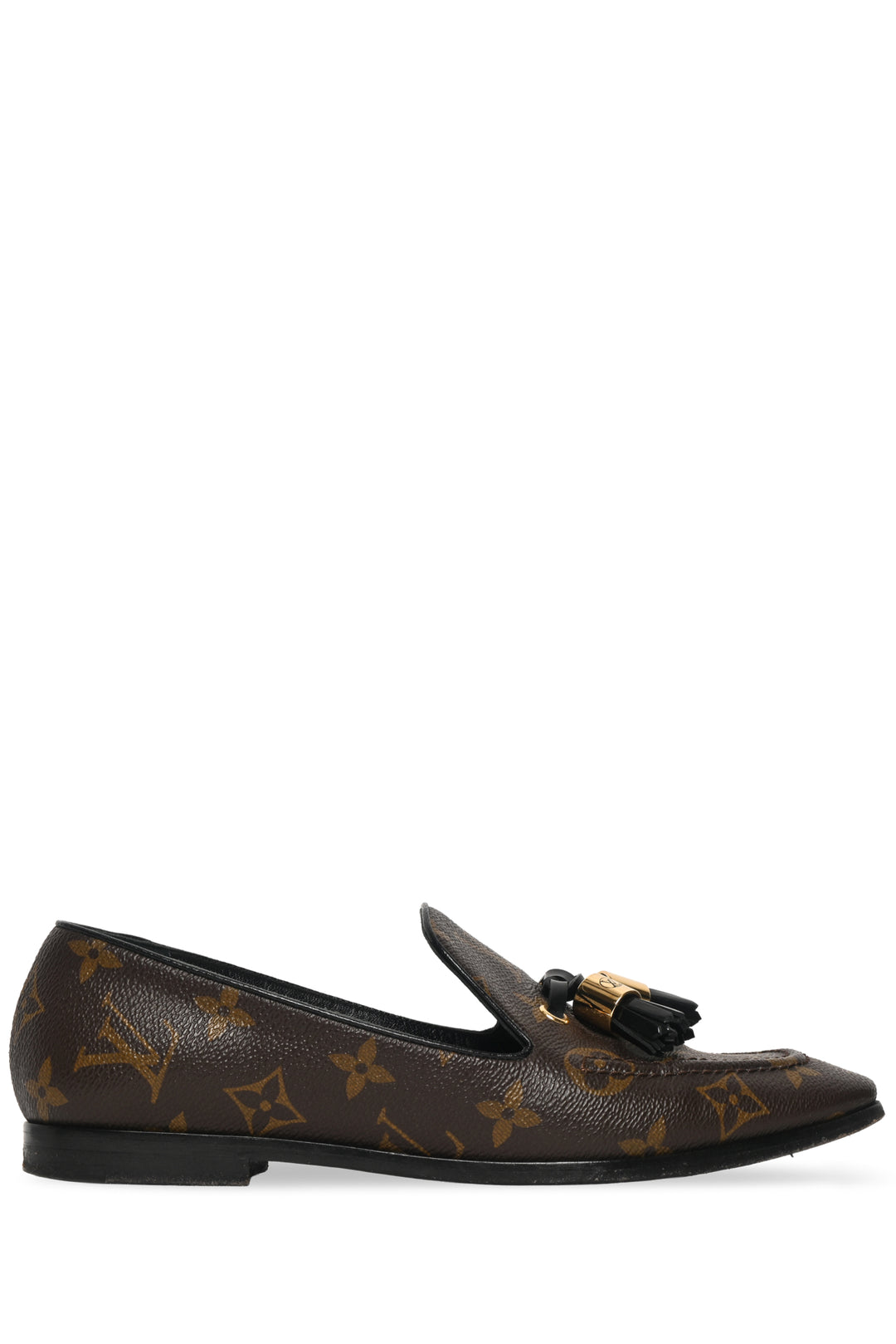 Louis Vuitton Size 36.5  society monogram loafer