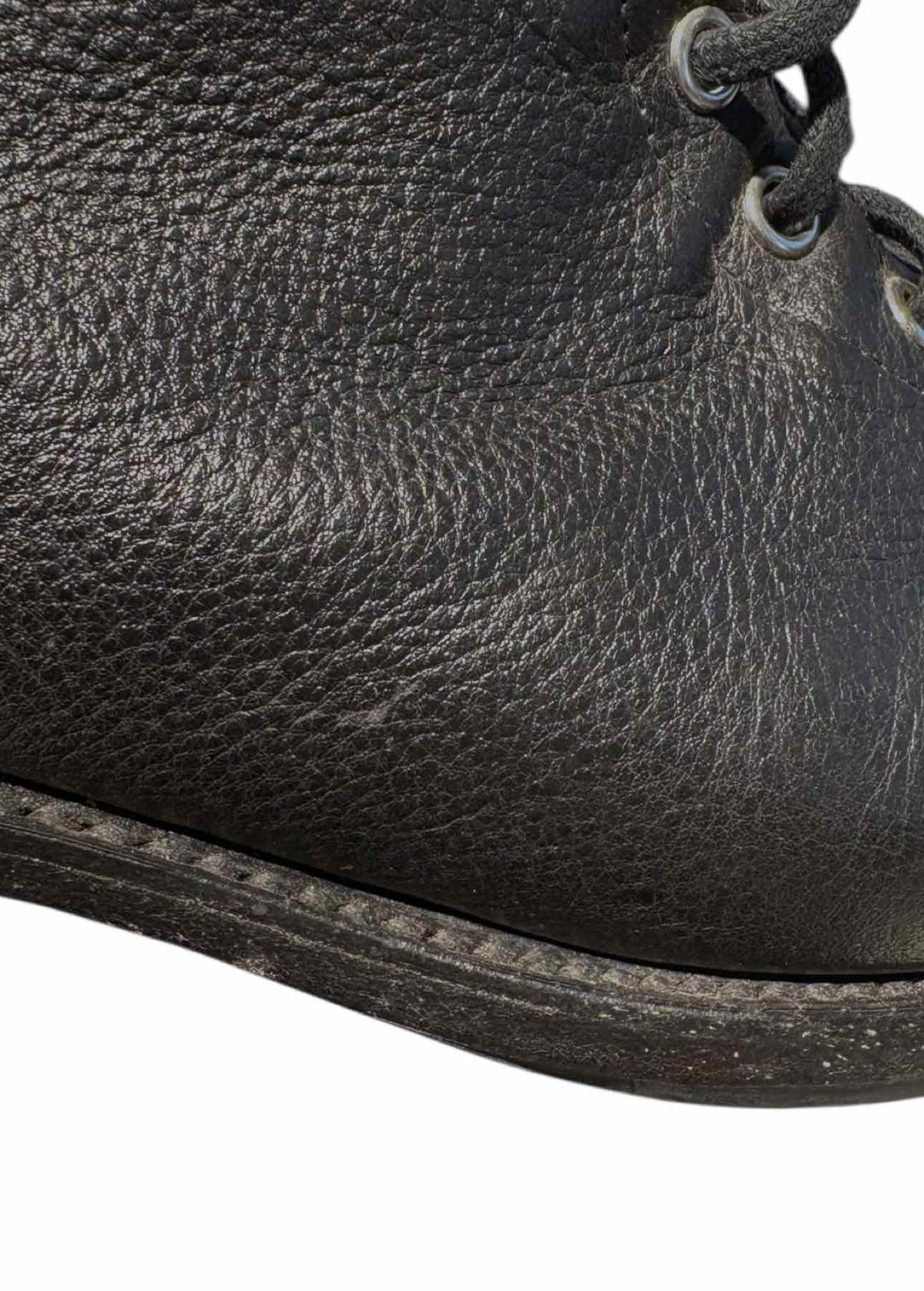 Fluevog Size 9 Ricard Leather Lace-up Ankle Boots