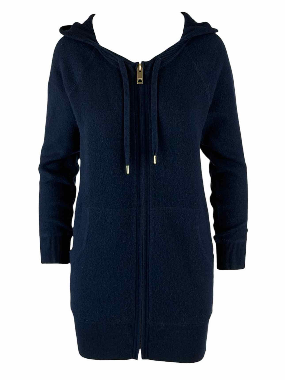 Burberry Size XS Cashmere & Cotton Long Full-Zip Cardigan