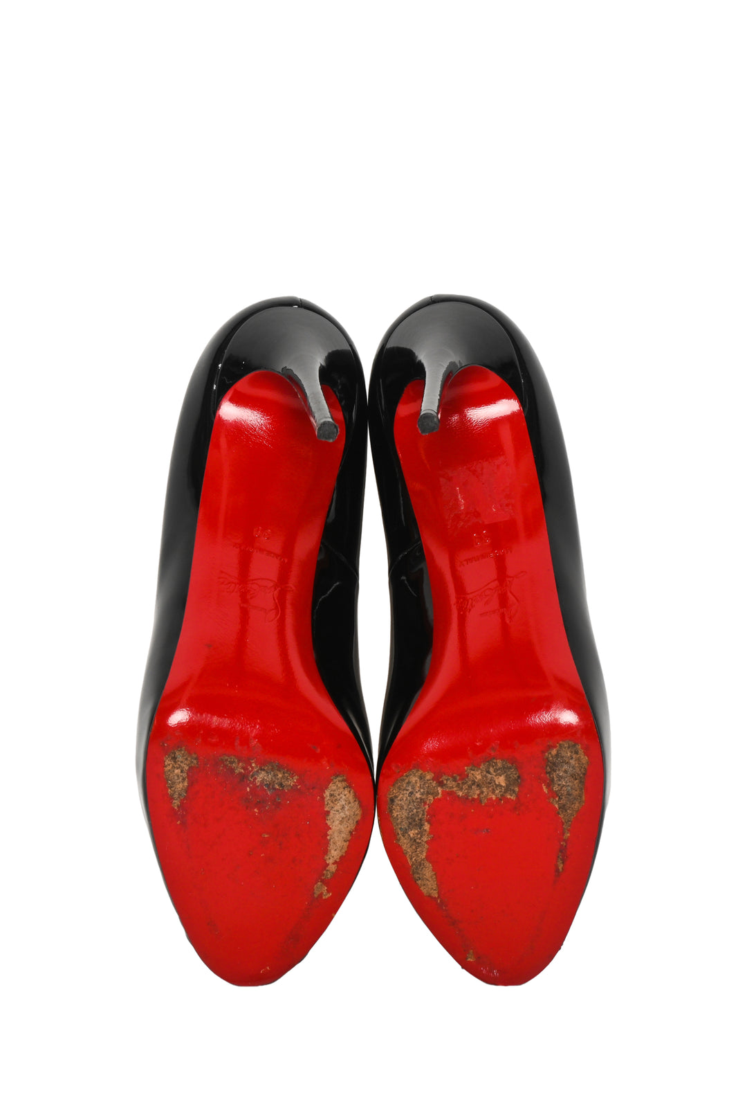 Christian Louboutin Size 39 New Very Prive 120mm Peeptoe Patent Leather Pumps