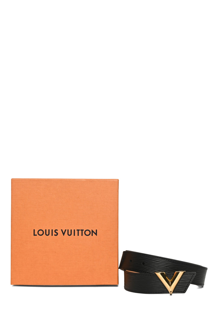 Louis Vuitton Size 36 Epi Leather Essential V Buckle Belt