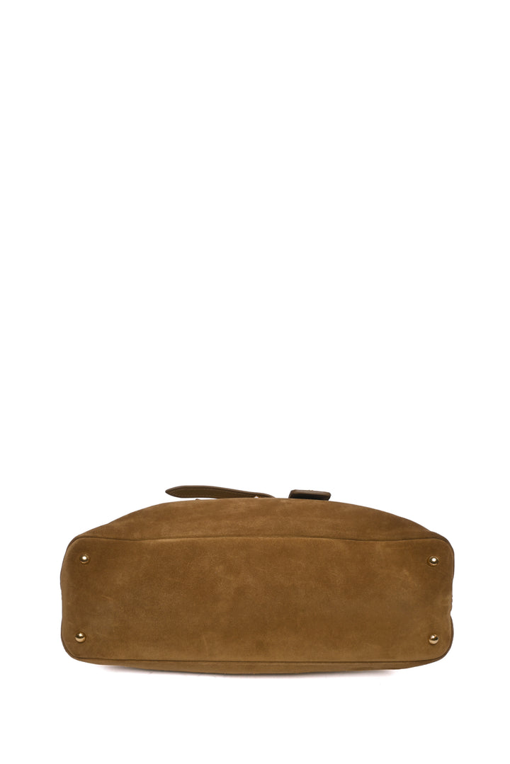 Miu Miu Aventure Suede Shoulder Bag