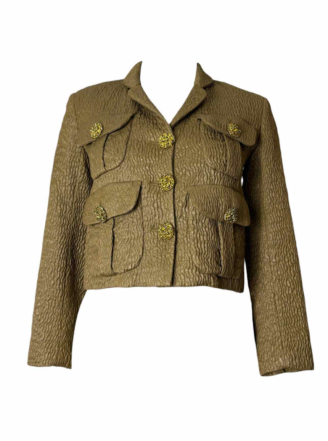 Mulberry Size 2 Textured Poly Blazer