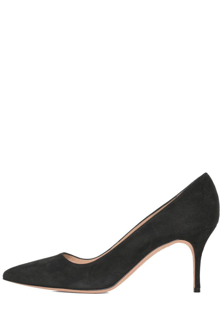 Manolo Blahnik Size 40 Suede Pointed Toe Pumps