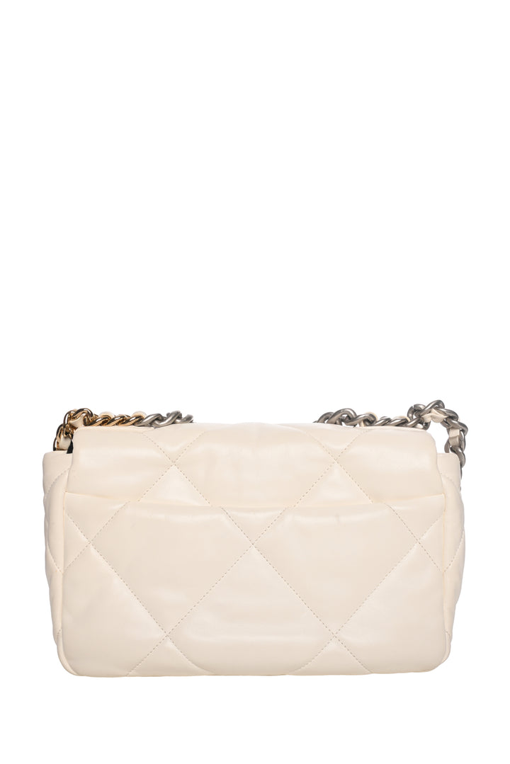 Chanel Goatskin Quilted Medium 19 Flap Bag
