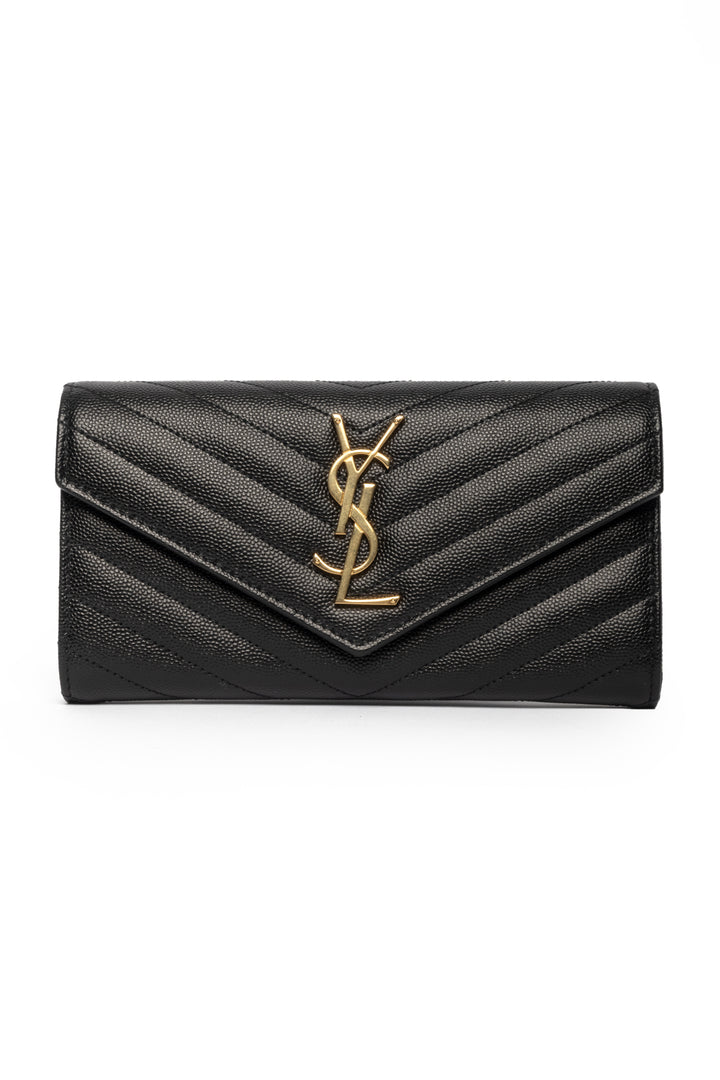 Yves Saint Laurent Cassandre Matelasse Wallet