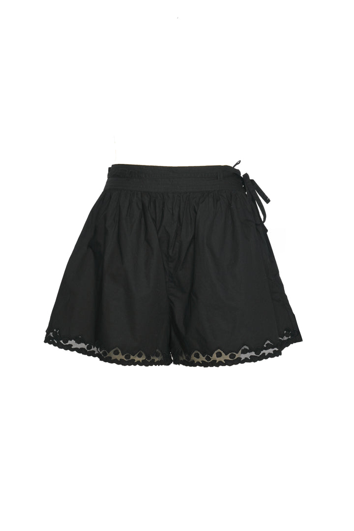 Ulla Johnson Size 6 Elowen Embroidered Cotton Shorts