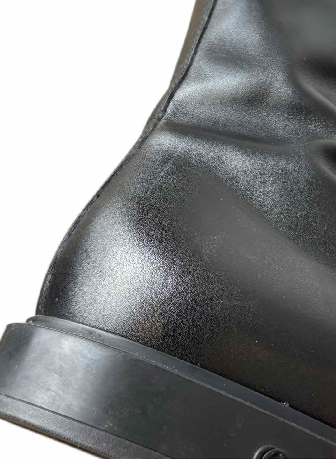 Gucci Size 6 Leather Combat Ankle Boots