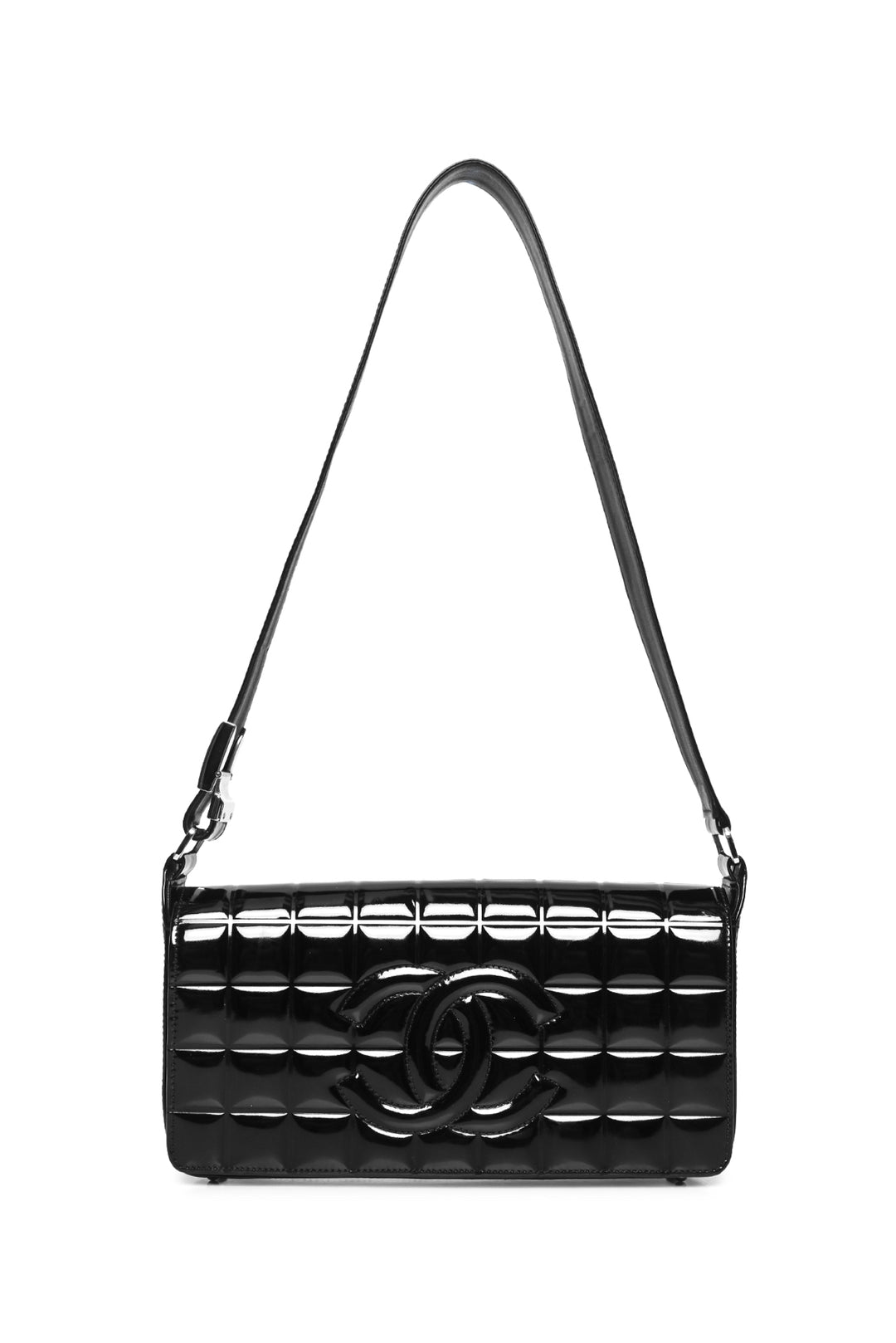 Chanel East West Chocolate Bar Shoulder Bag