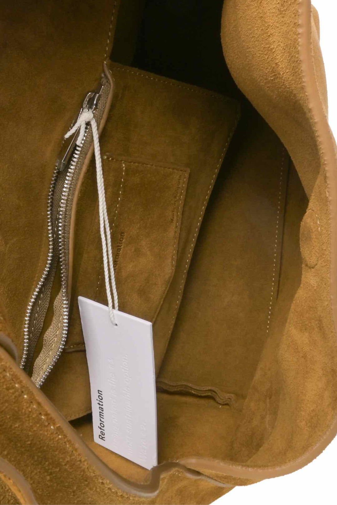 Reformation Small Suede Vittoria Shoulder Bag