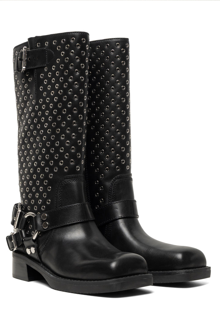 Michael Kors Size 6 Crosby Moto Boots