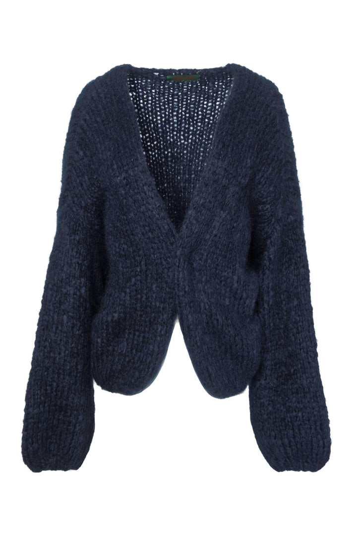 Casey Casey Size XS Short Mohair-Blend Cardigan