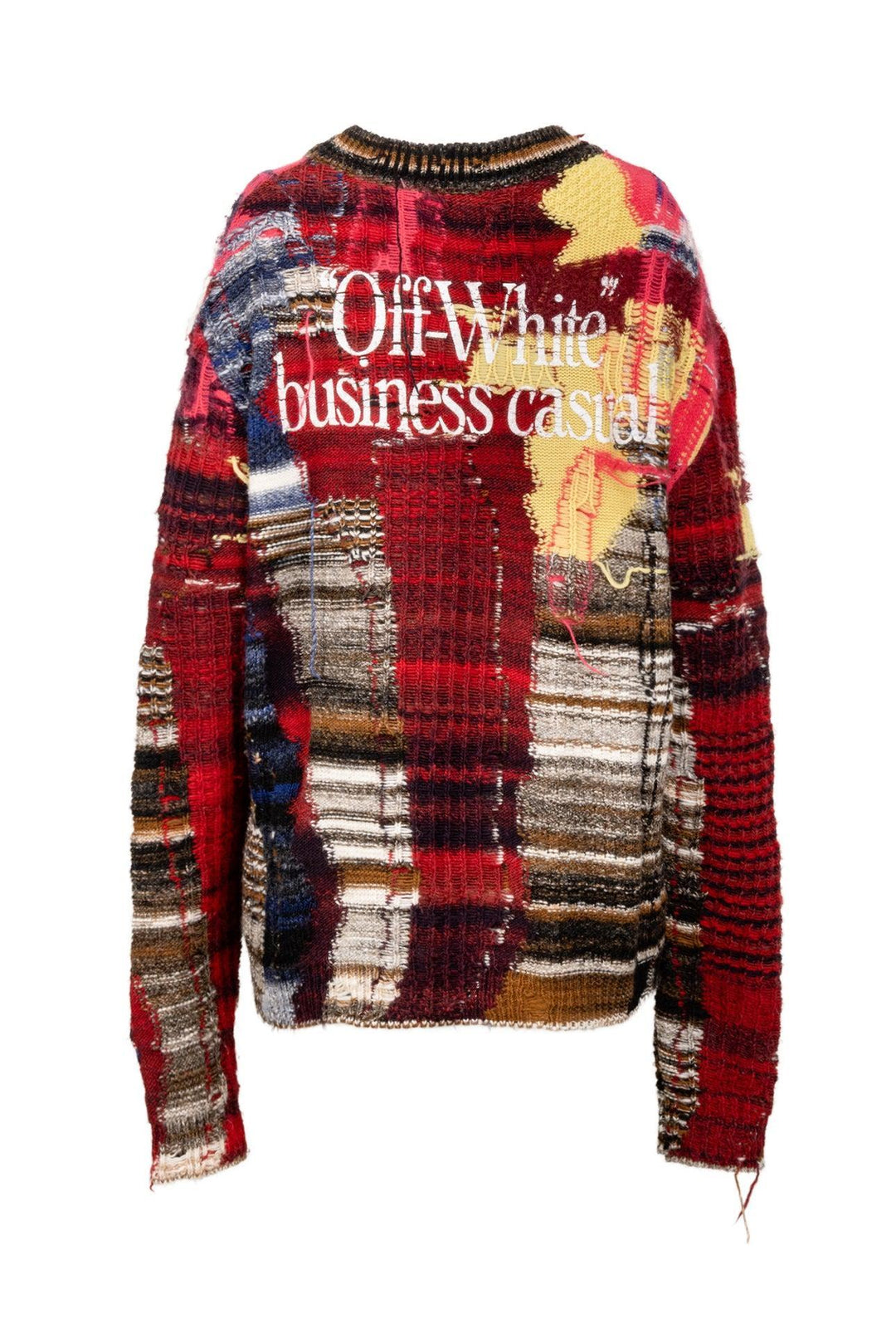 Off White Size M Oversize Business Casual Wool Sweater