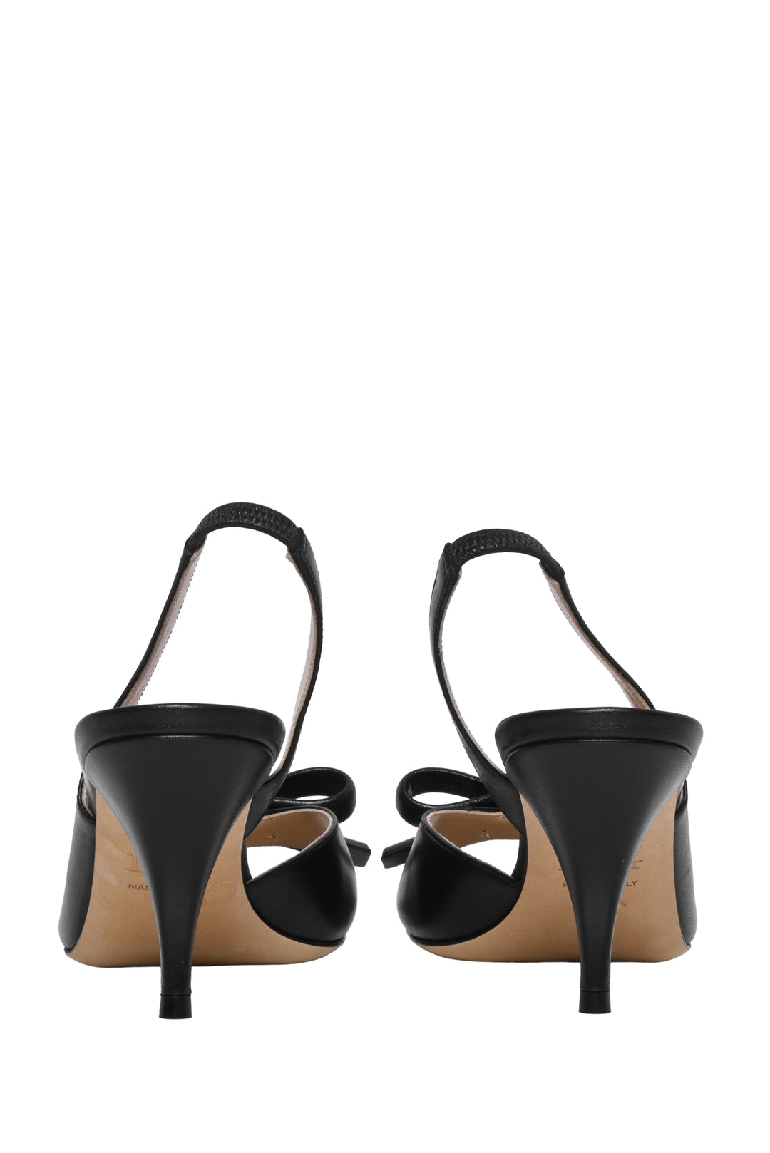 Dior Size 37 Bow Heeled Slingback Sandals