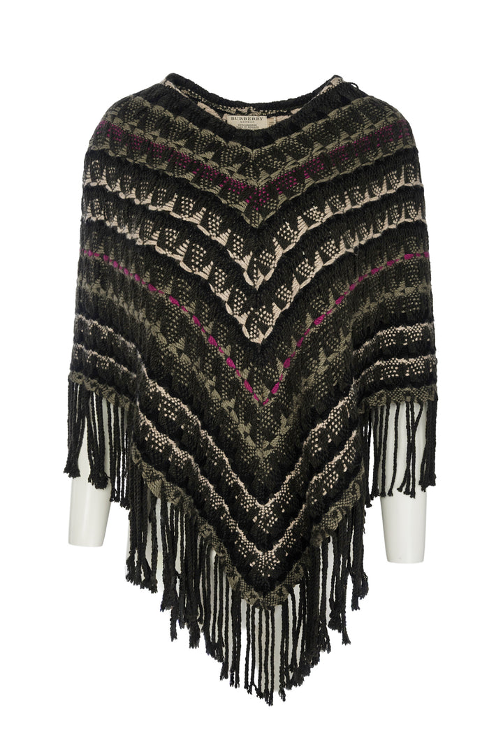 Burberry Size OS Cashmere Poncho Shawl