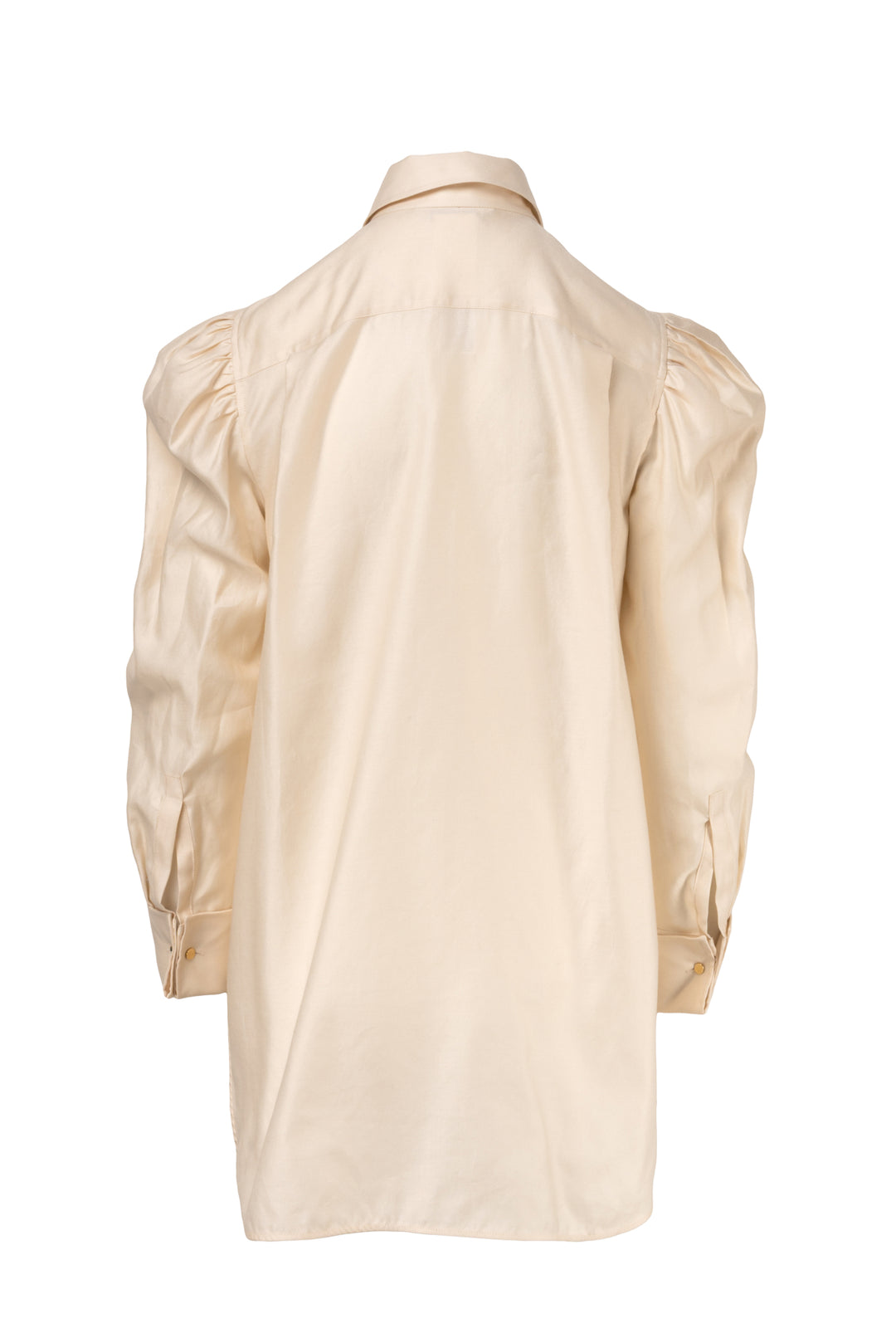 Max Mara Size 6 Faraday Gathered Cotton Blouse