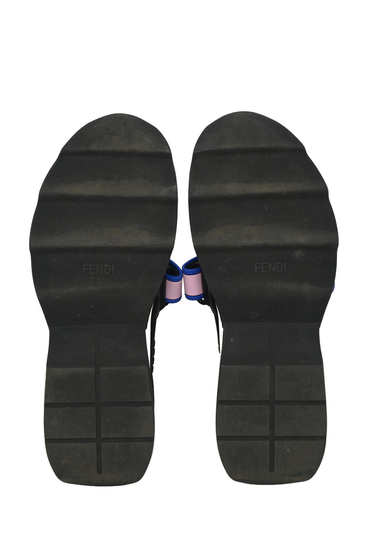 Fendi Size 36.5 Fendi Love Rockoko Knit Sneaker