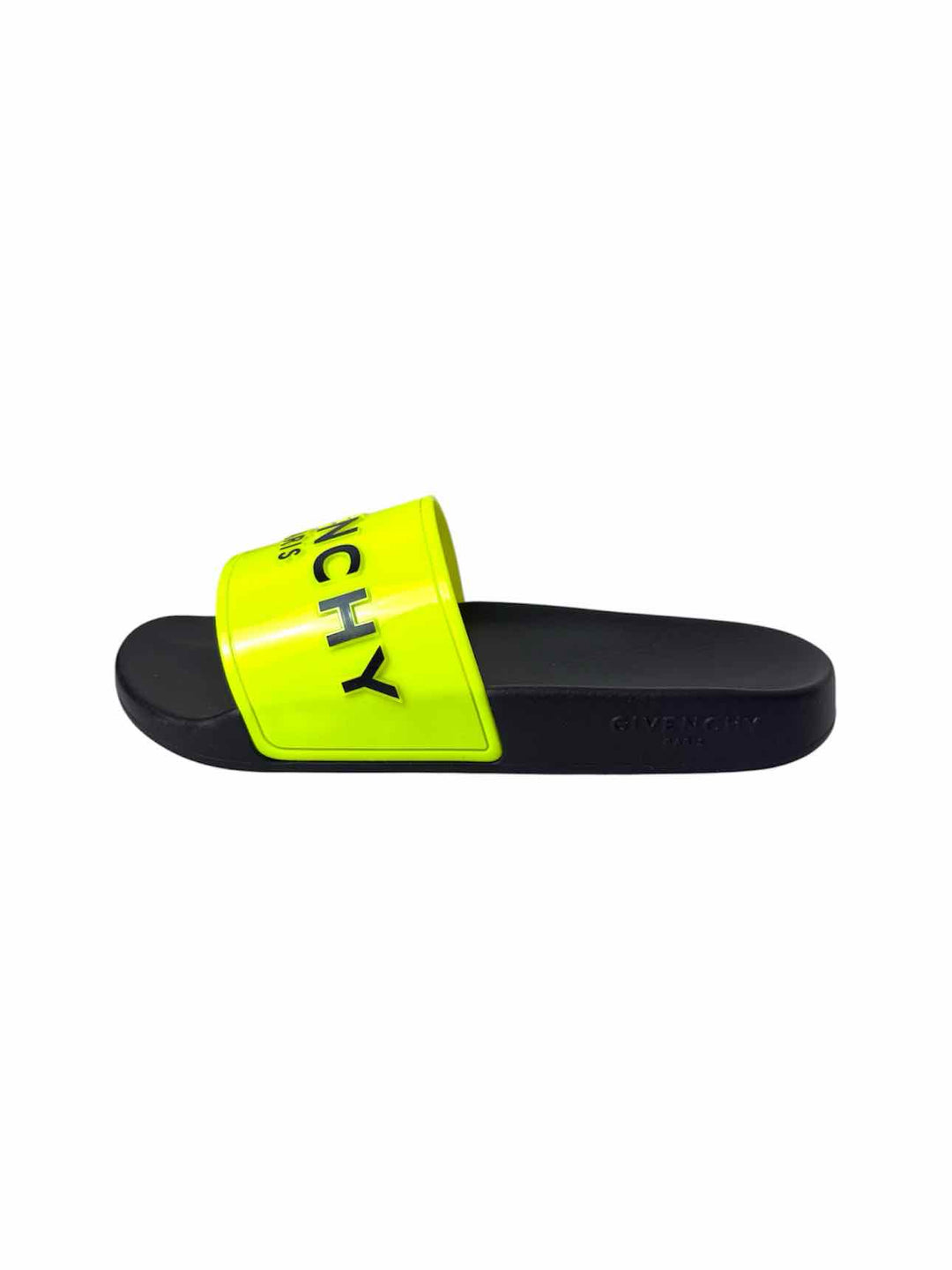 Givenchy Size 39 Logo Rubber Slides Sandals