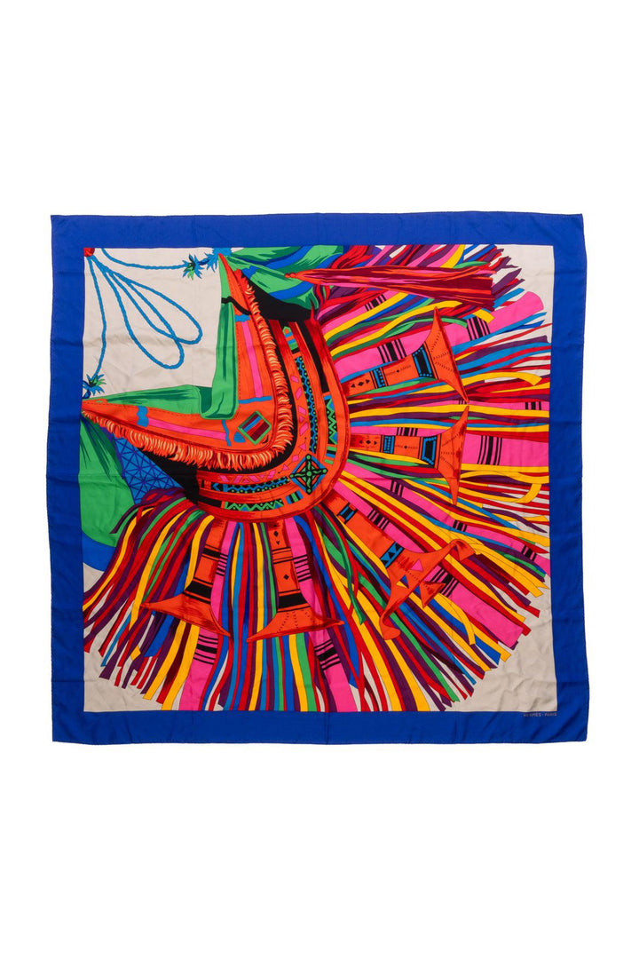 Hermes F. De La Perriere Silk Shawl