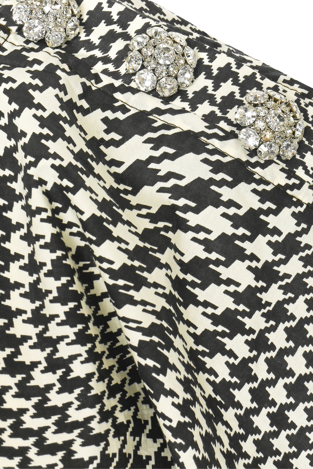 Ganni Size 38 Houndstooth Poplin Tops