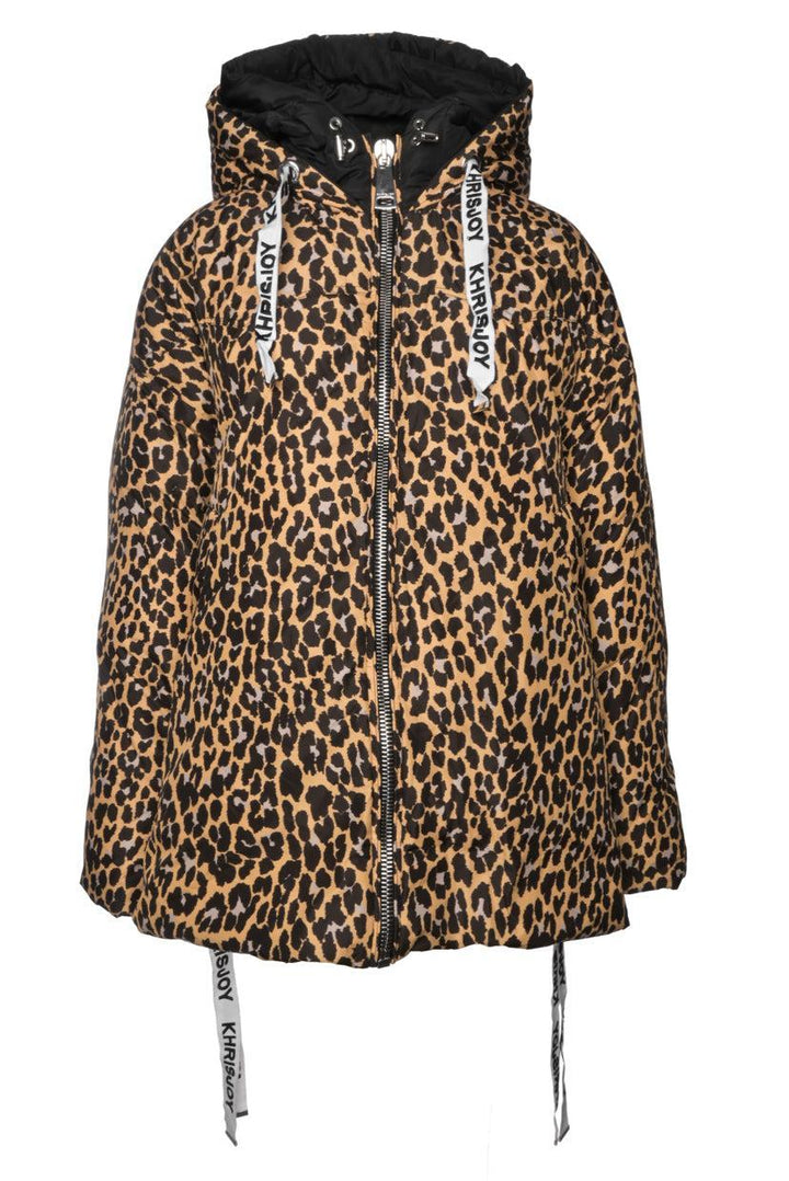 Khrisjoy Size 1 Leopard Padding Filled Down Jacket
