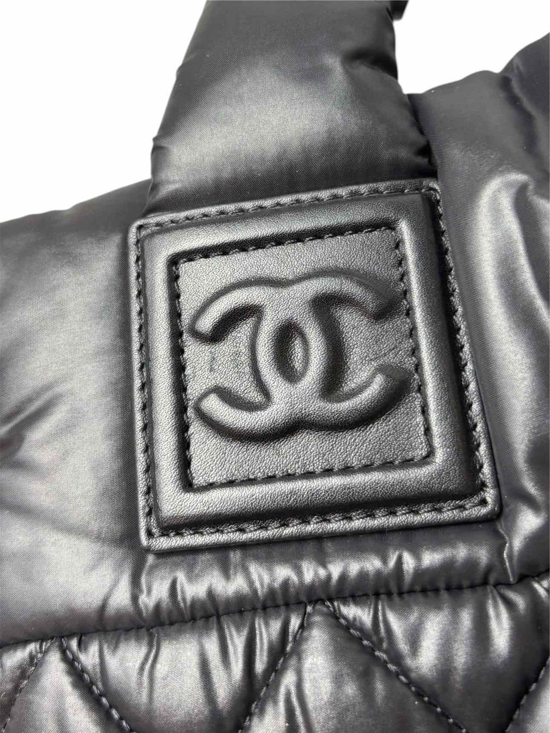 Chanel Karl Lagerfeld Sport Coco Cocoon CC Logo Nylon Tote Purse