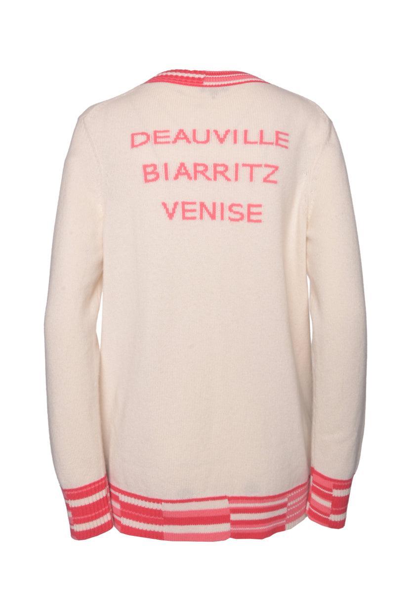 Chanel Size 38 Deauville Biarritz Venise Cashmere Cardigan