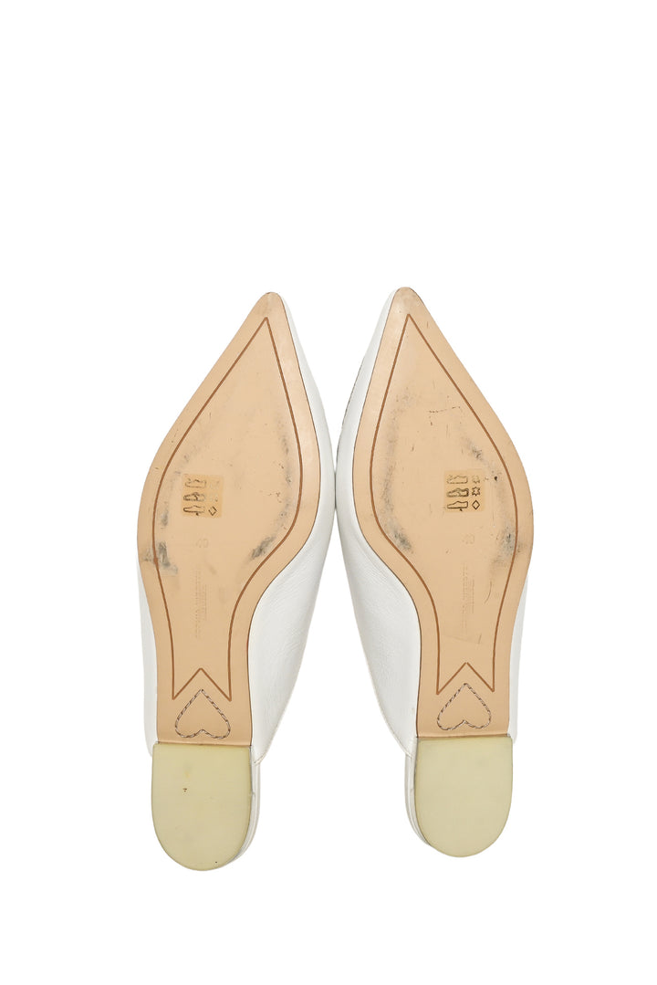 Sophia Webster Size 40 Butterfly Embroidered Bibi Flat Mules