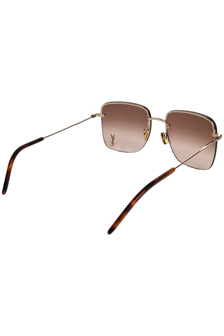 Saint Laurent Square Rimless Sunglasses