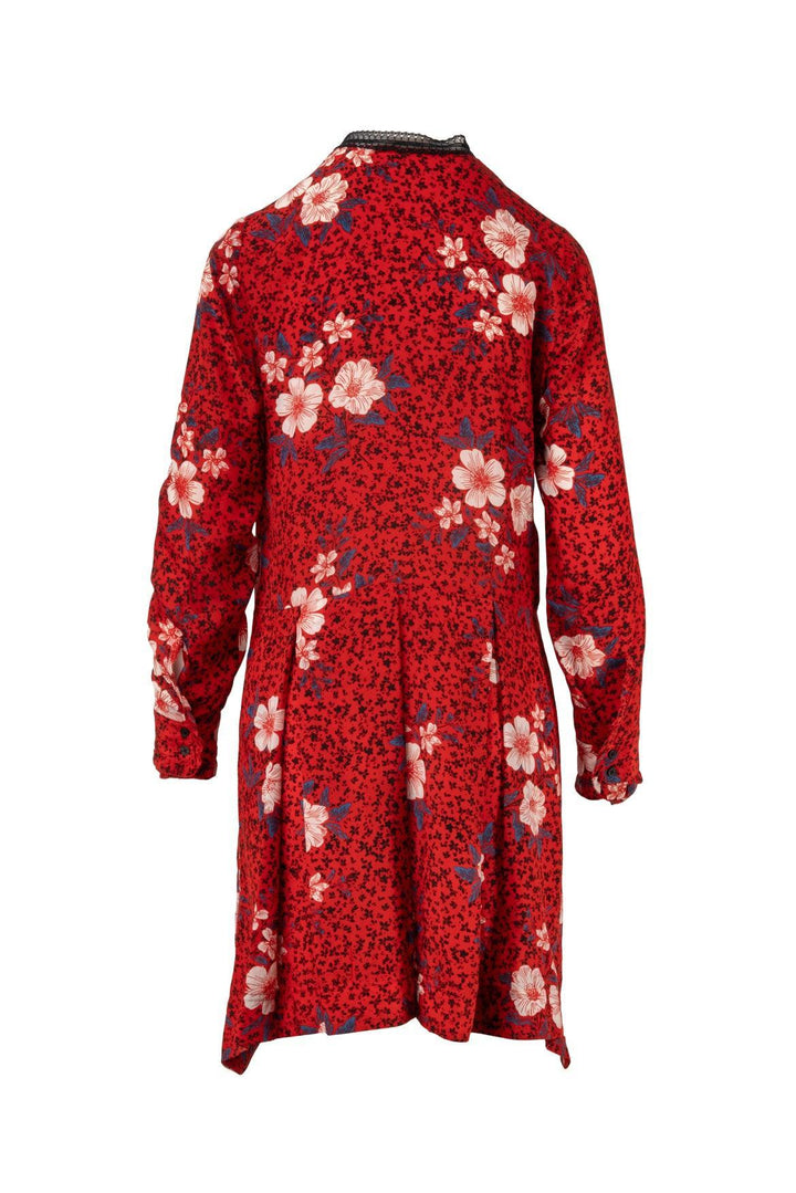 Zadig & Voltaire Size S Ruti Pensee Double Floral Silk Dress