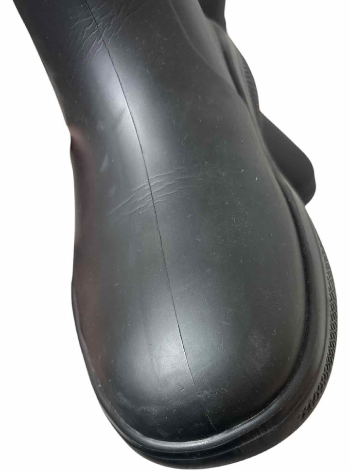 Prada Size 38 Mellow Rubber Ankle Boots