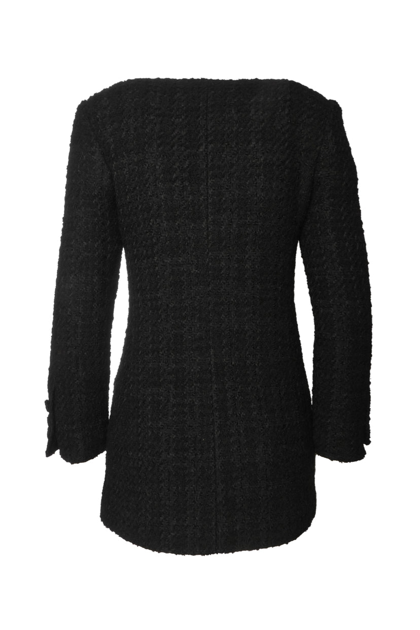 Gucci Size 38 Tweed Melange Jacket