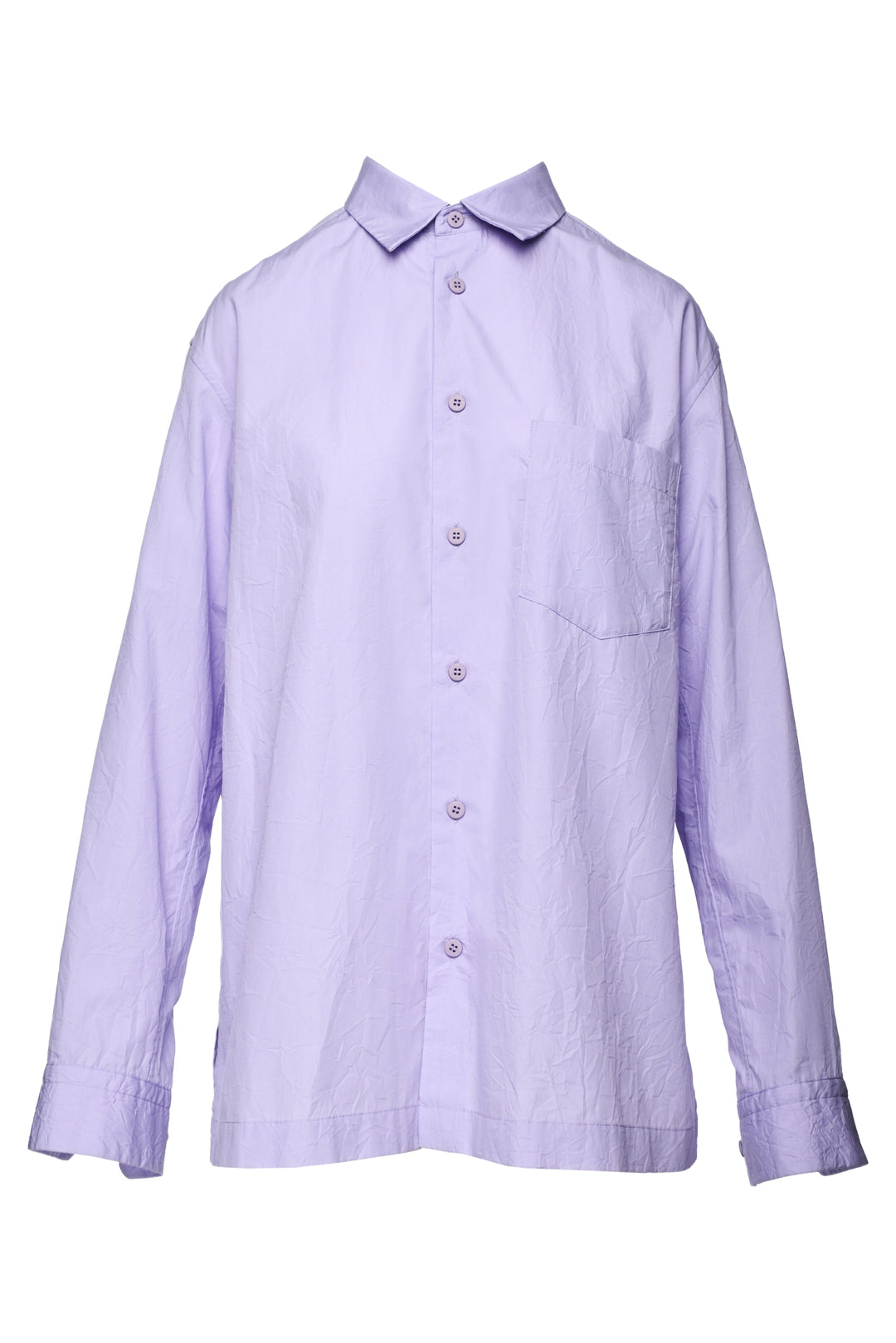 Issey Miyake Size 4 Men's Crinkle Shirt Long Sleeve