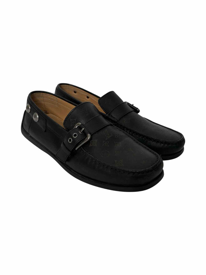 Louis Vuitton Monogram Leather Size 6.5 Loafers