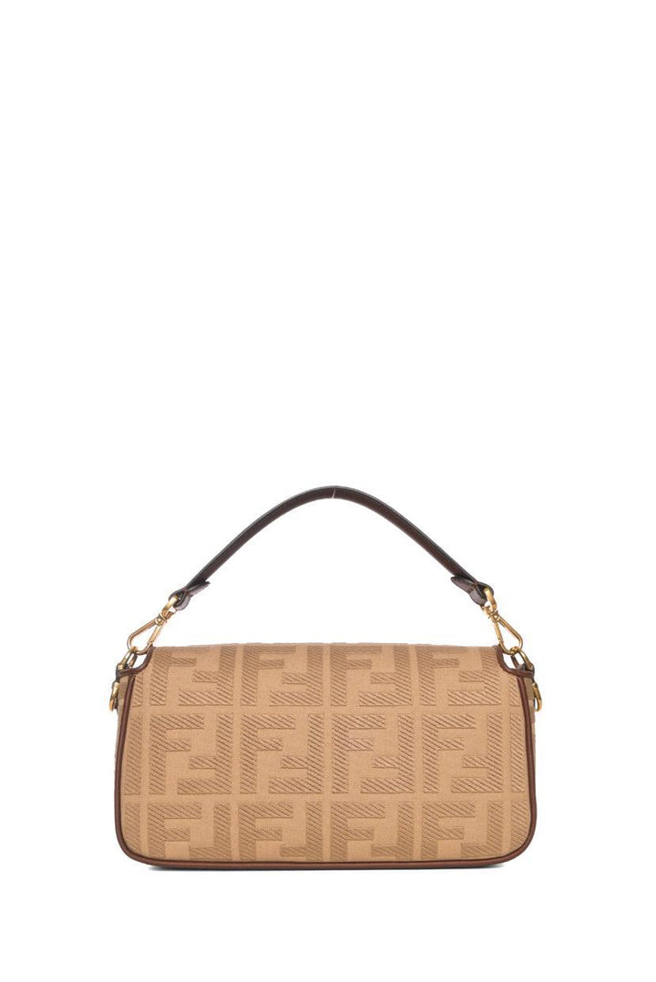Fendi Sardinian Jacquard Vitello FF Baguette Bag