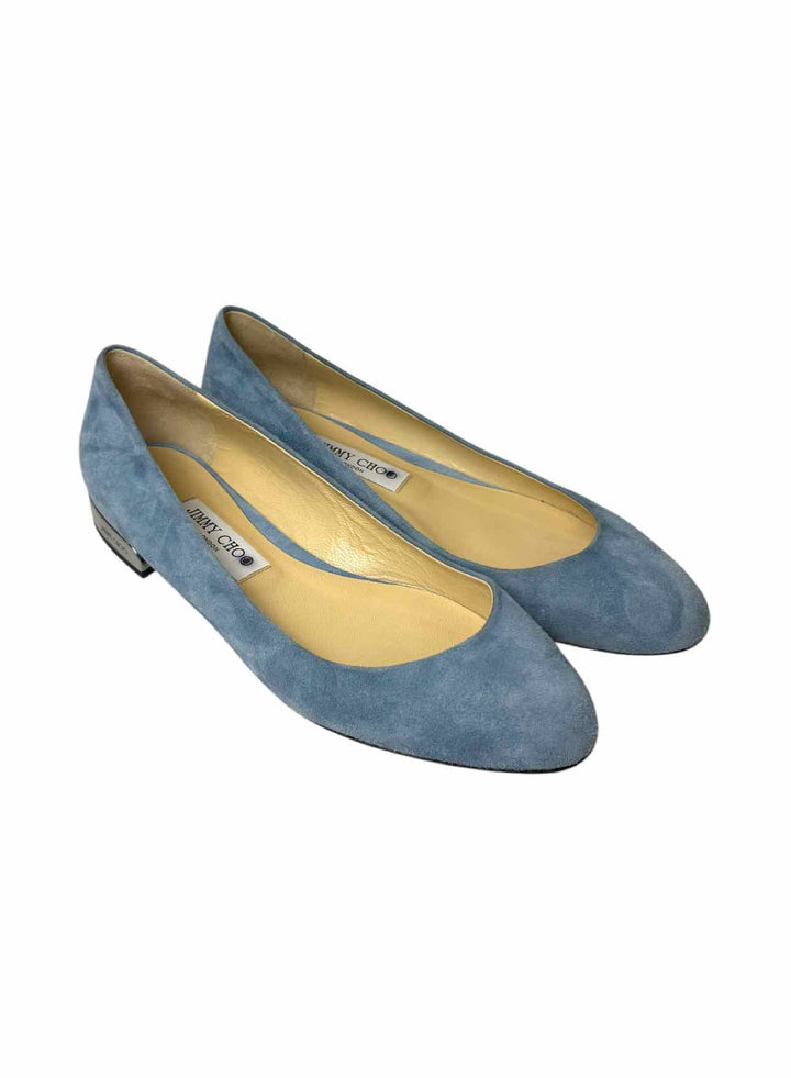 Jimmy Choo Size 40 Suede Ballet Flats