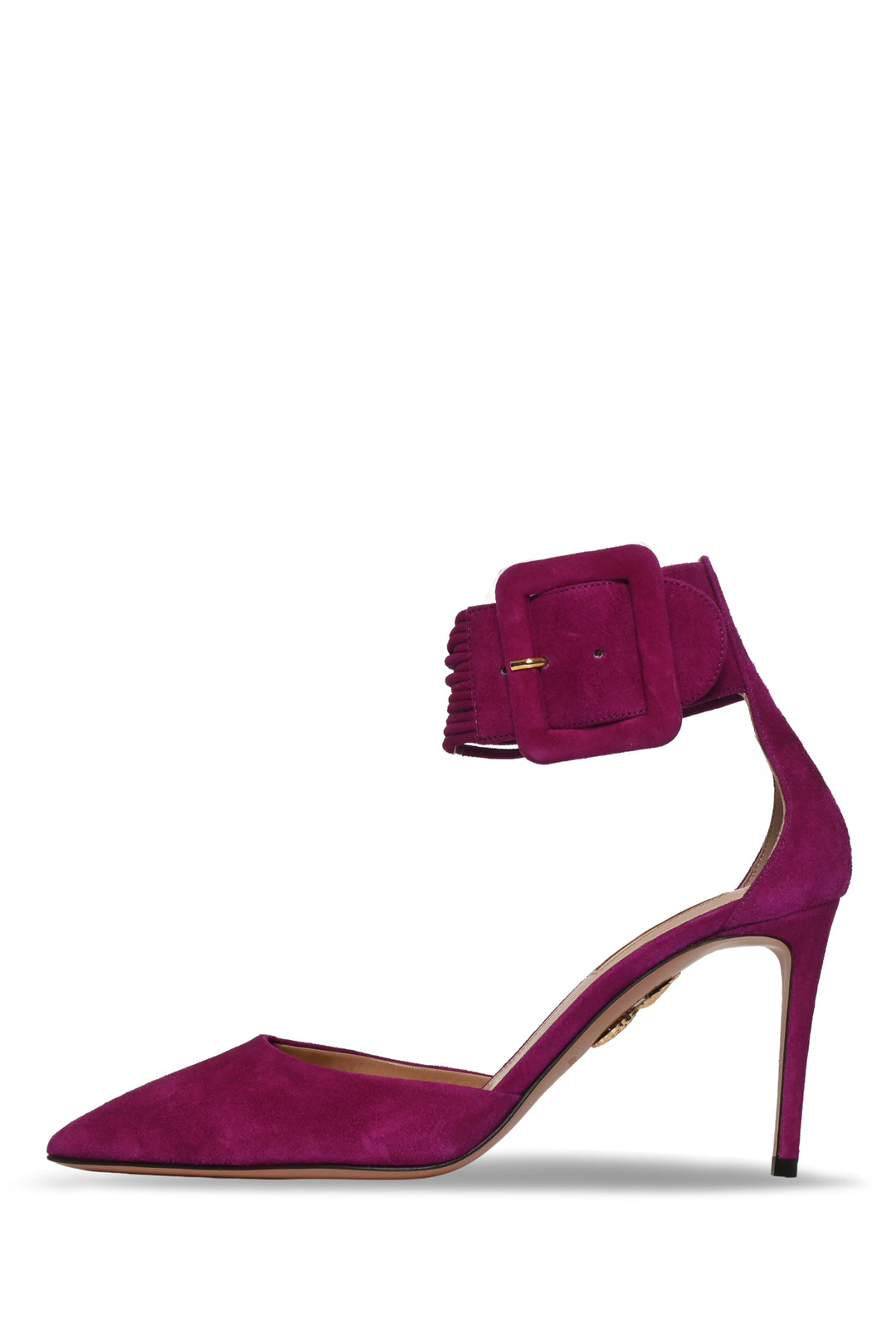 Aquazzura Size 37.5 Suede Casablanca Pumps