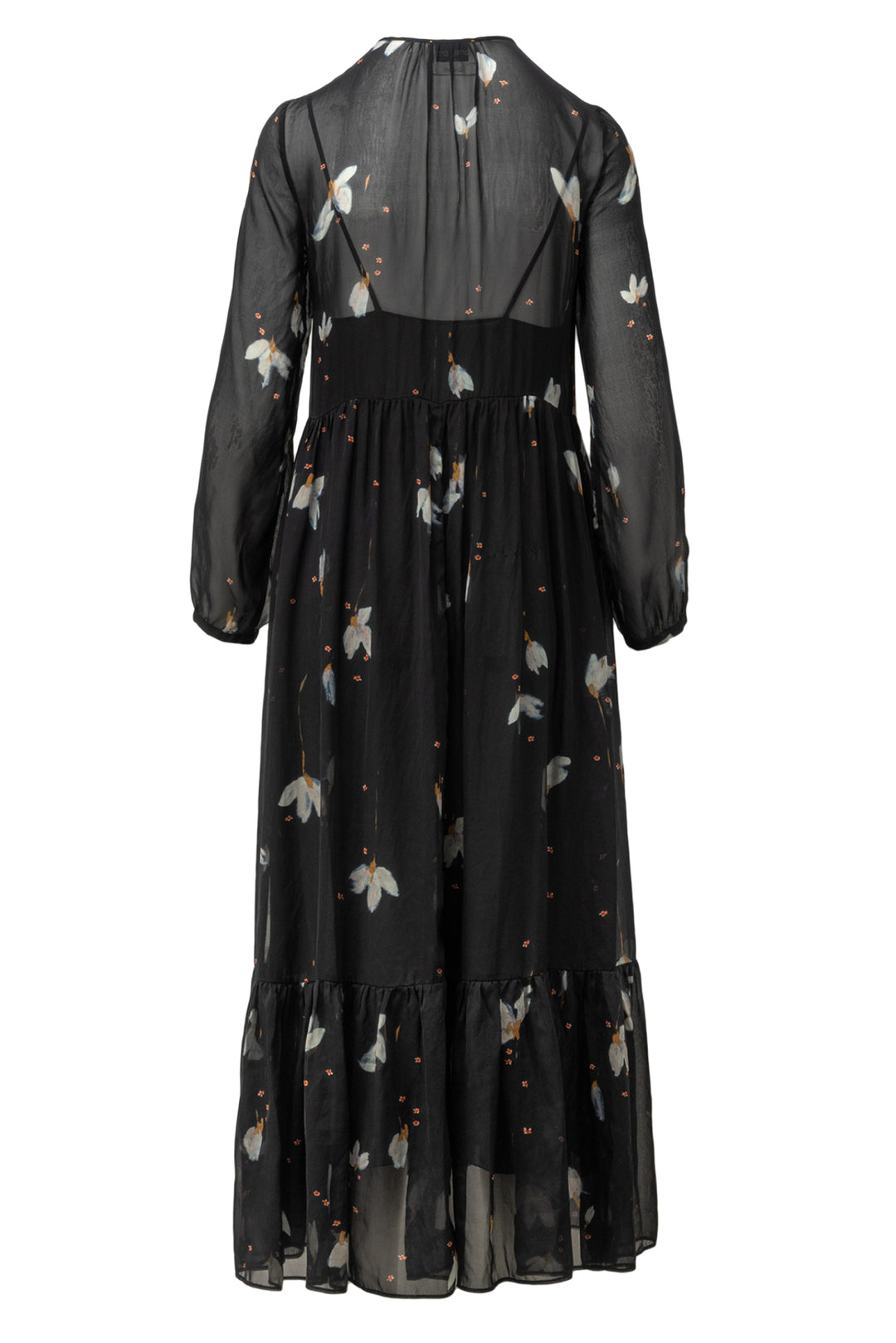 Forte_Forte Size 0 Silk Floral Maxi Dress