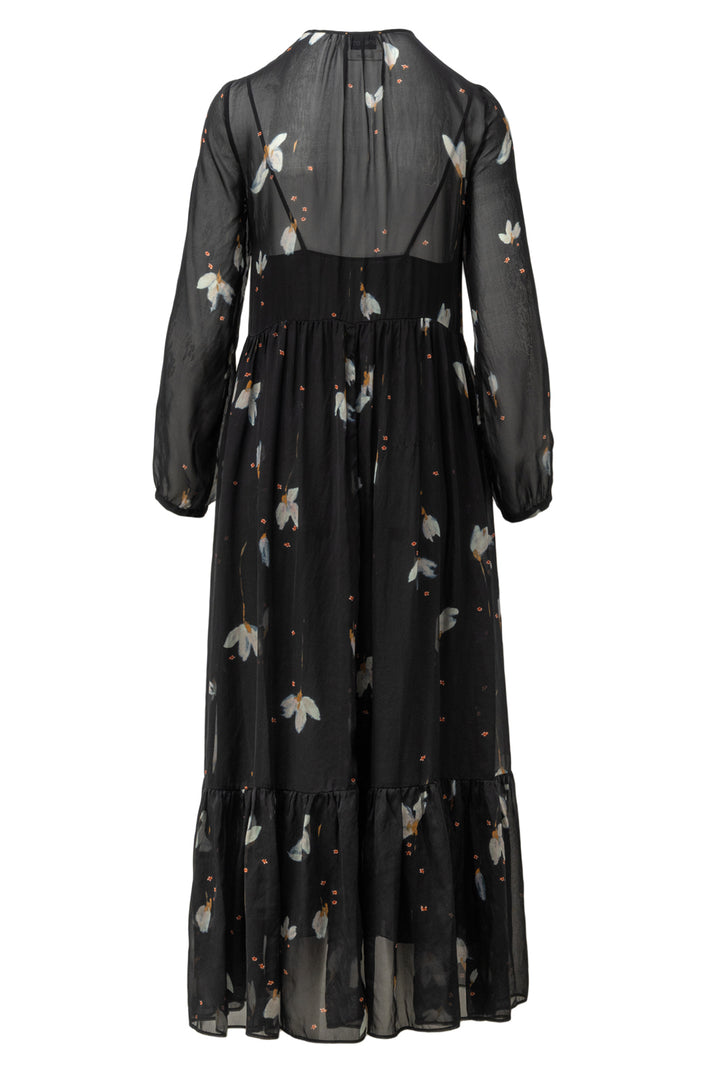Forte_Forte Size 0 Silk Floral Maxi Dress