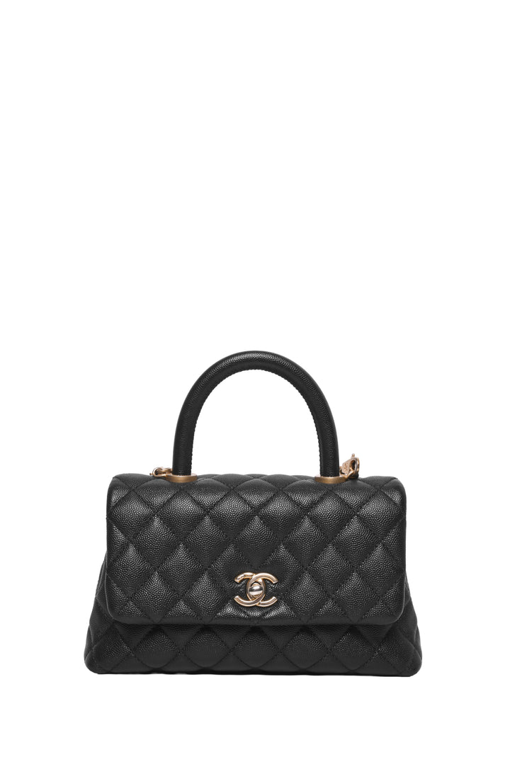 Chanel 2019 Mini Coco Top Handle Flap