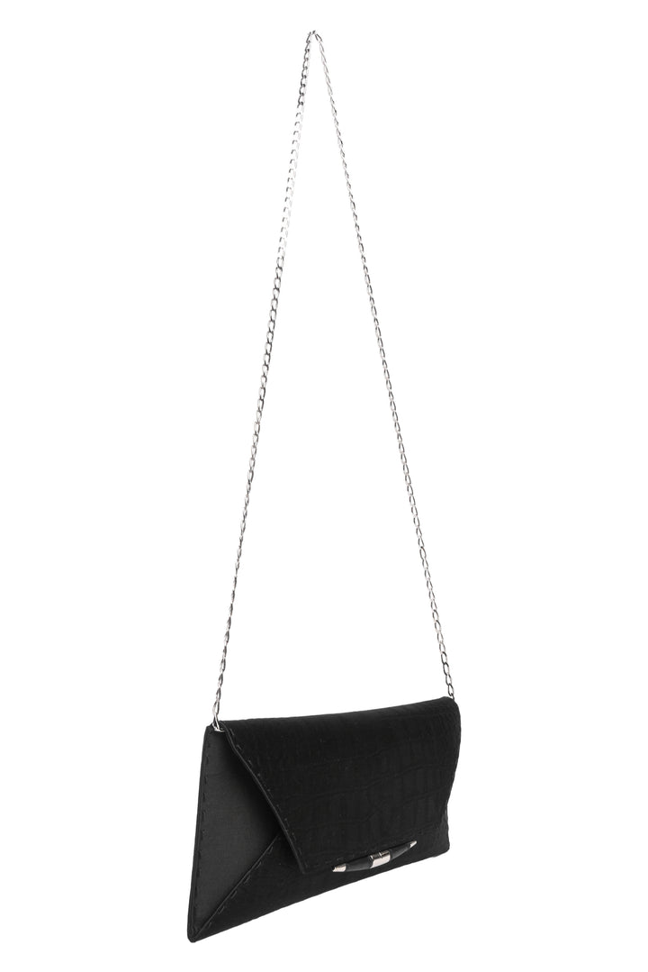 Tyler Ellis Stamped Satin Aimee Chain Clutch