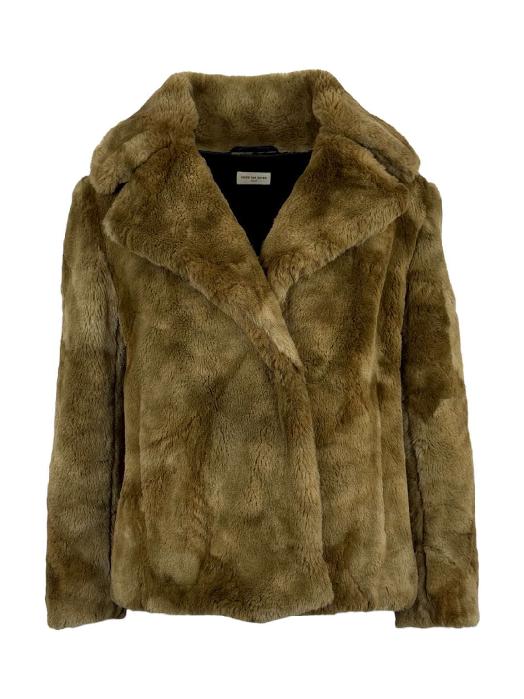 Dries Van Noten Size S Faux Fur Jacket