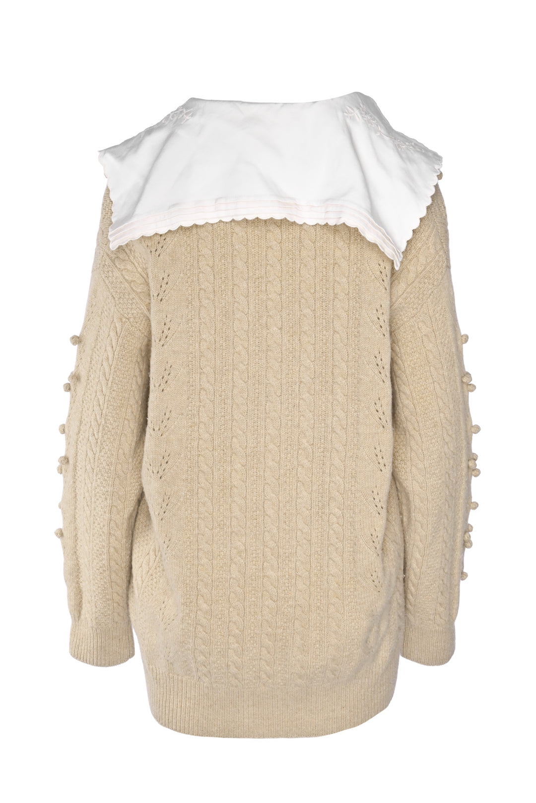 Sandro Size 3 Cableknit Cardigan