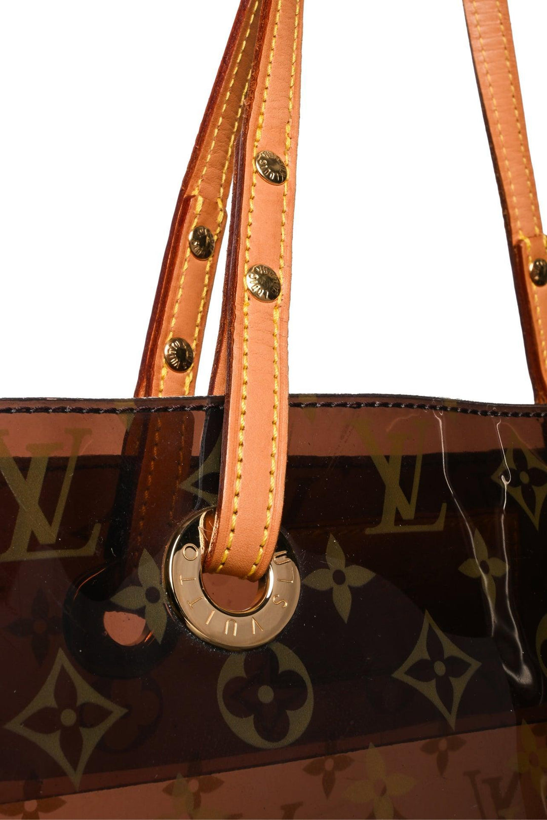 Louis Vuitton 2000 Limited Edition Monogram Vinyl Ambre Cruise Tote