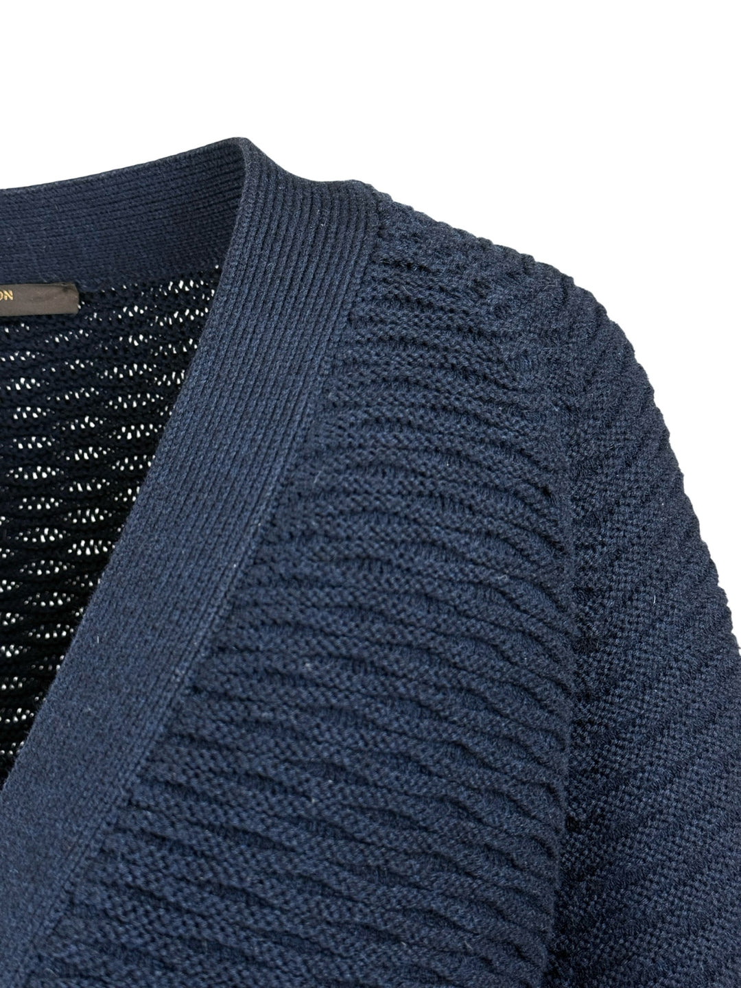 Louis Vuitton Size XL Men's Wool & Cotton Knit Cardigan