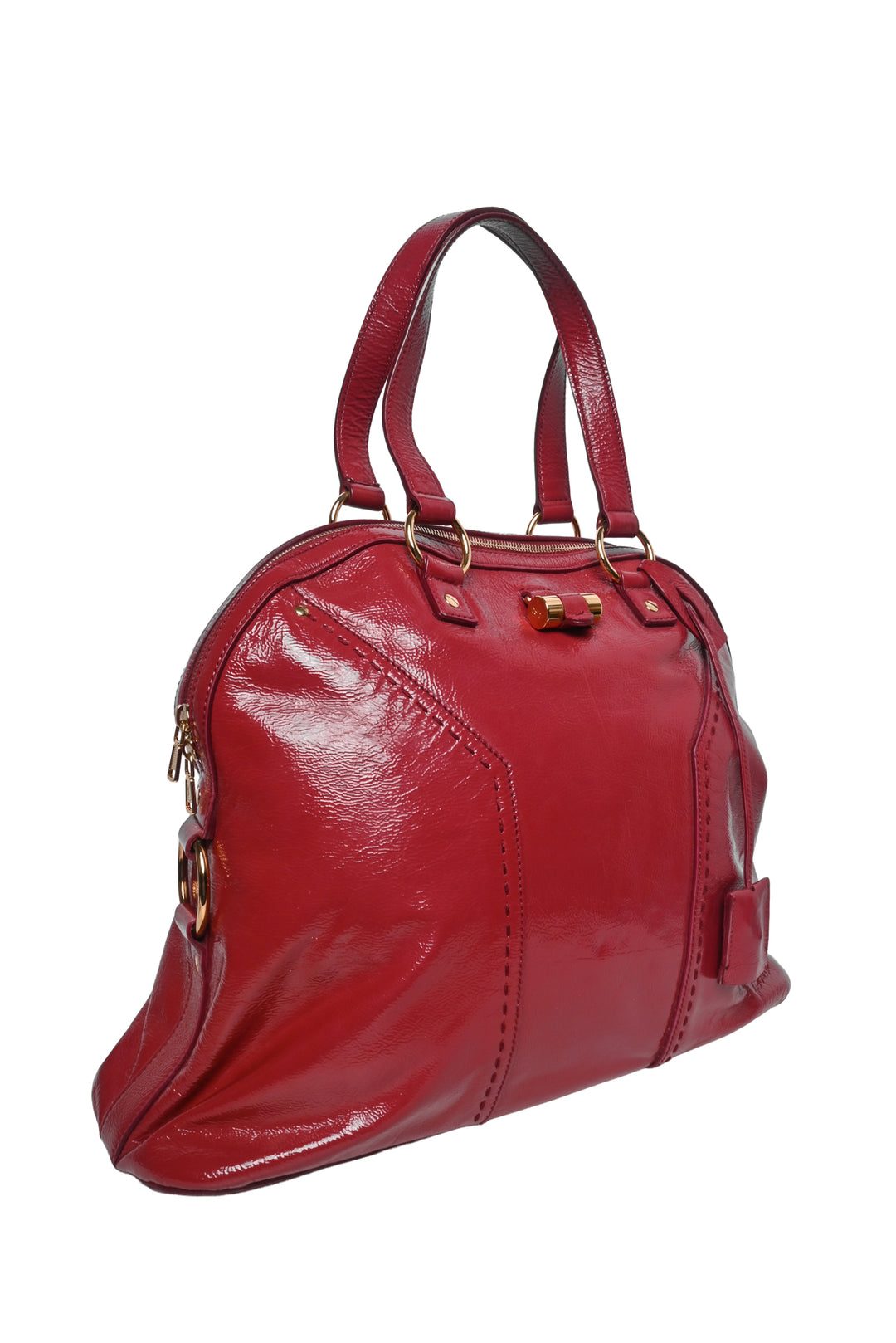 Saint Laurent Oversized Patent Muse Bag