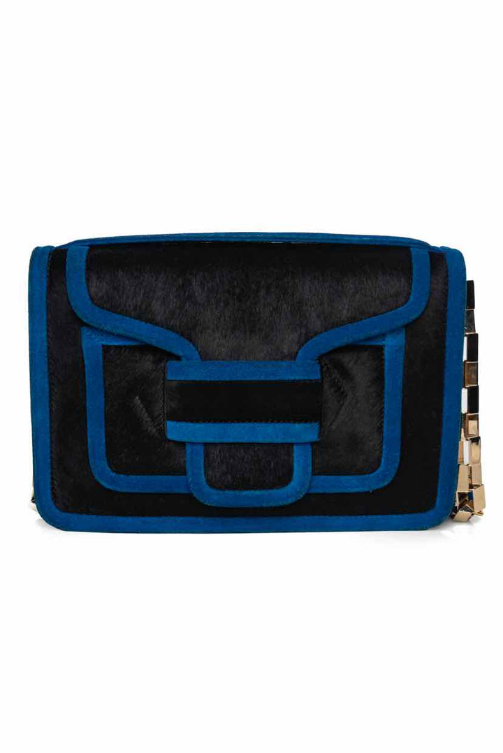 Pierre Hardy Maxi Suede Trim Shoulder Bag