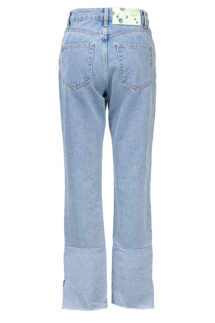 Off White Size 27 Side Slit Jeans