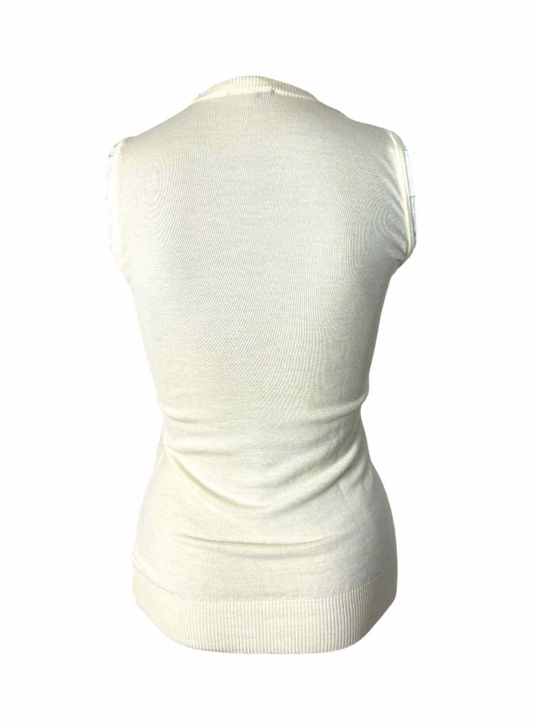 Dolce & Gabbana Size 42 Sleeveless Knit Sweater